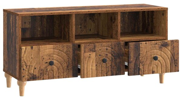 TV szekrény Öreg fa 102 x 34,5 x 50 cm Mérnöki fa