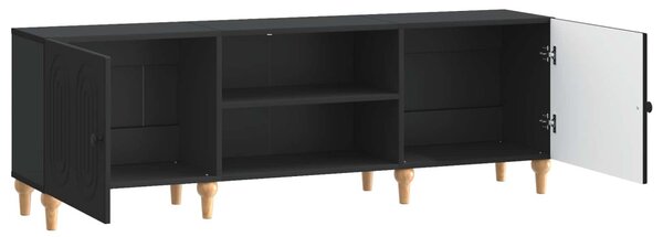 TV szekrény Fekete 150 x 31 x 50 cm Szerelt Fa