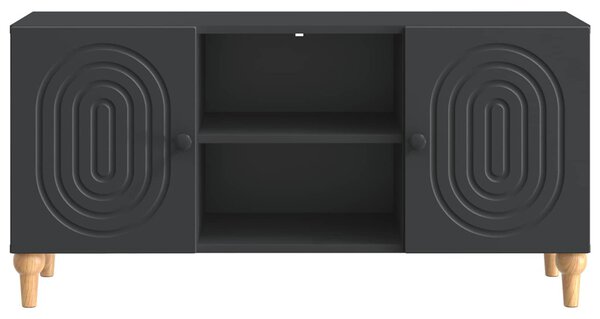 TV szekrény Fekete 102 x 34,5 x 50 cm Szerelt Fa