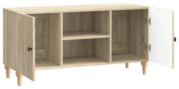 TV szekrény Sonoma Tölgy 102 x 34,5 x 50 cm Szerelt Fa