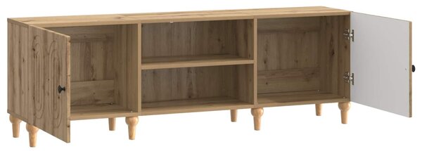 TV szekrény 150 x 31 x 50 cm Kézműves Tölgy Szerelt Fa