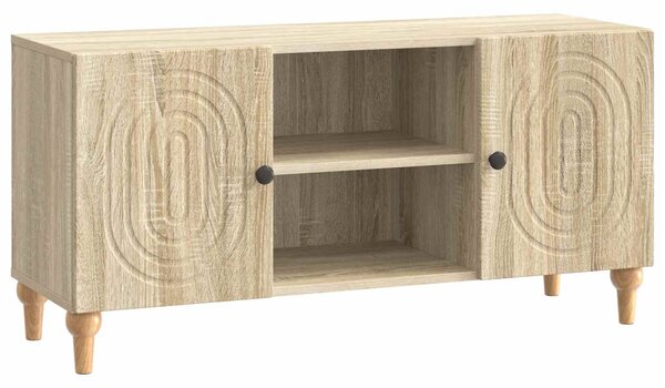 TV szekrény Sonoma Tölgy 102 x 34,5 x 50 cm Szerelt Fa
