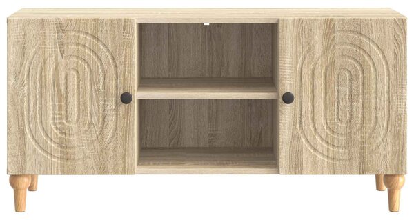 TV szekrény Sonoma Tölgy 102 x 34,5 x 50 cm Szerelt Fa