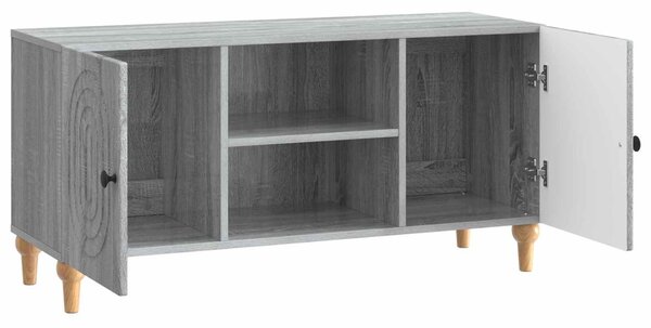 TV szekrény Szürke Sonoma 102 x 34,5 x 50 cm Szerelt Fa
