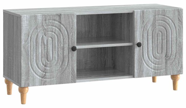 TV szekrény Szürke Sonoma 102 x 34,5 x 50 cm Szerelt Fa