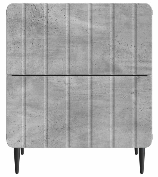 Éjjeliszekrény Betonszürke 43 x 34,5 x 49,5 cm Szerelt Fa