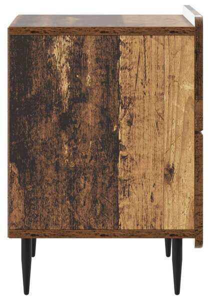 Éjjeliszekrény fiókkal Antik Fa 43 x 34,5 x 49,5 cm Szerelt Fa