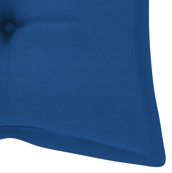 Bambusz kerti pad párnával 120 cm