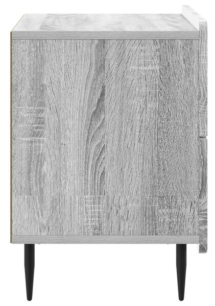 Éjjeliszekrény Szürke Sonoma 62 x 34,5 x 49,5 cm Szerelt Fa