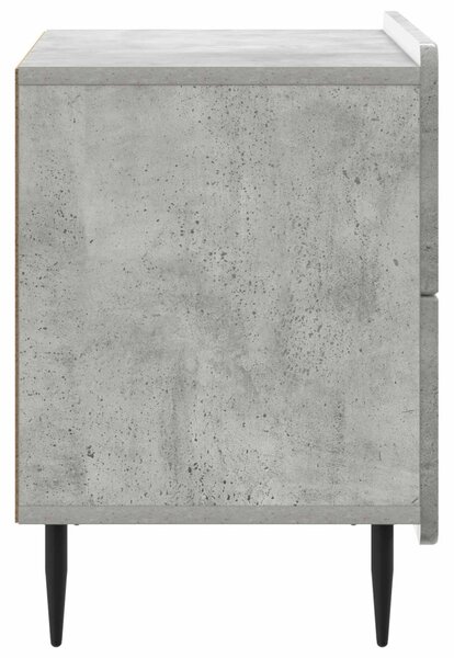 Éjjeliszekrény Betonszürke 62 x 34,5 x 49,5 cm Szerelt Fa