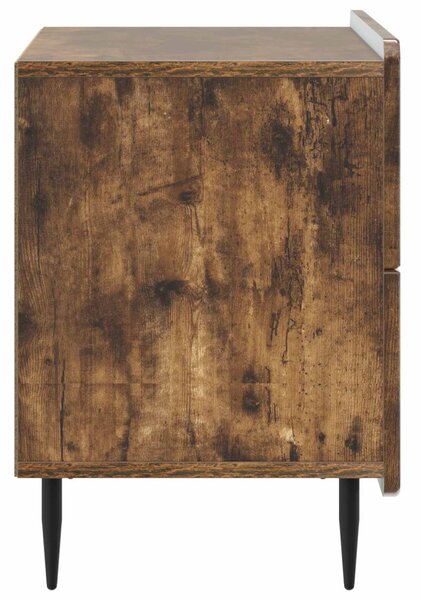 Éjjeliszekrény Füstös Tölgy 62 x 34,5 x 49,5 cm Szerelt Fa