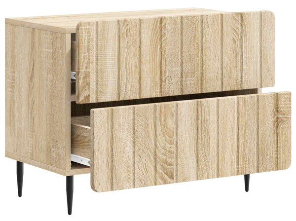 Éjjeliszekrény Sonoma Tölgy 62 x 34,5 x 49,5 cm Szerelt Fa