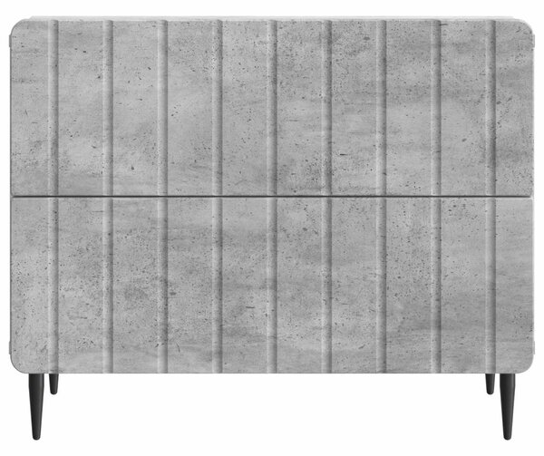 Éjjeliszekrény Betonszürke 62 x 34,5 x 49,5 cm Szerelt Fa
