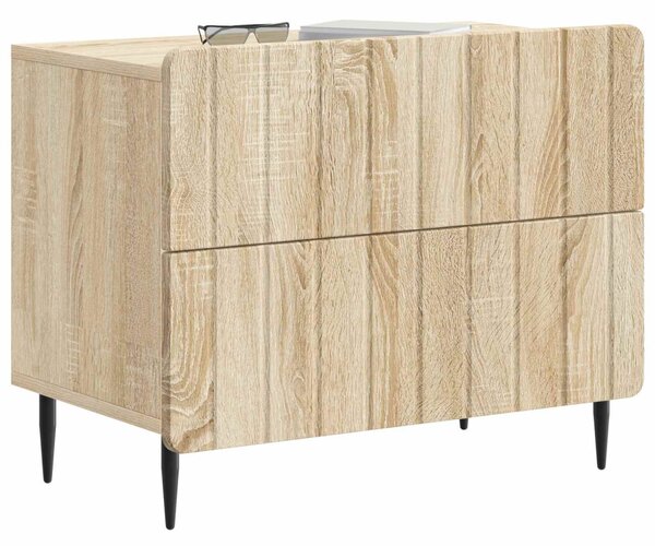 Éjjeliszekrény Sonoma Tölgy 62 x 34,5 x 49,5 cm Szerelt Fa