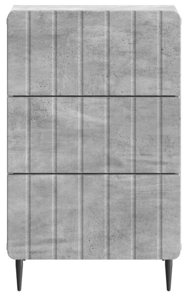 Éjjeliszekrény fiókkal Betonszürke 43x 41 x 68 cm Szerelt Fa