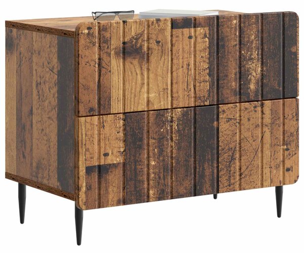 Éjjeliszekrény fiókkal Antik Fa 62 x 34,5 x 49,5 cm Szerelt Fa