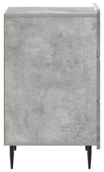 Éjjeliszekrény fiókkal Betonszürke 43x 41 x 68 cm Szerelt Fa