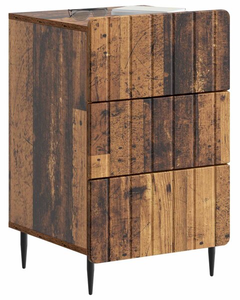 Éjjeliszekrény fiókkal Antik Fa 43x 41 x 68 cm Szerelt Fa
