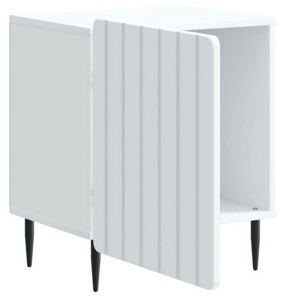 VidaXL Éjjeliszekrény Fehér 43 x 34,5 x 52 cm Szerelt Fa