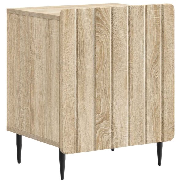 Éjjeliszekrény 2 db Sonoma Tölgy 43 x 34,5 x 52 cm Szerelt Fa
