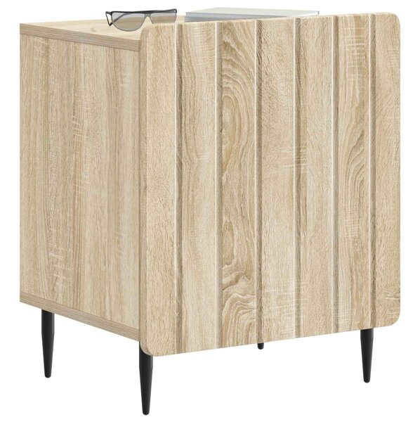 Éjjeliszekrény 2 db Sonoma Tölgy 43 x 34,5 x 52 cm Szerelt Fa