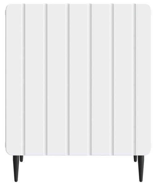 VidaXL Éjjeliszekrény Fehér 43 x 34,5 x 52 cm Szerelt Fa