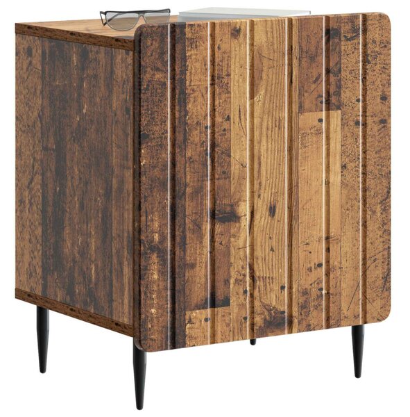 Éjjeliszekrény 2 db Antik Fa 43 x 34,5 x 52 cm Szerelt Fa