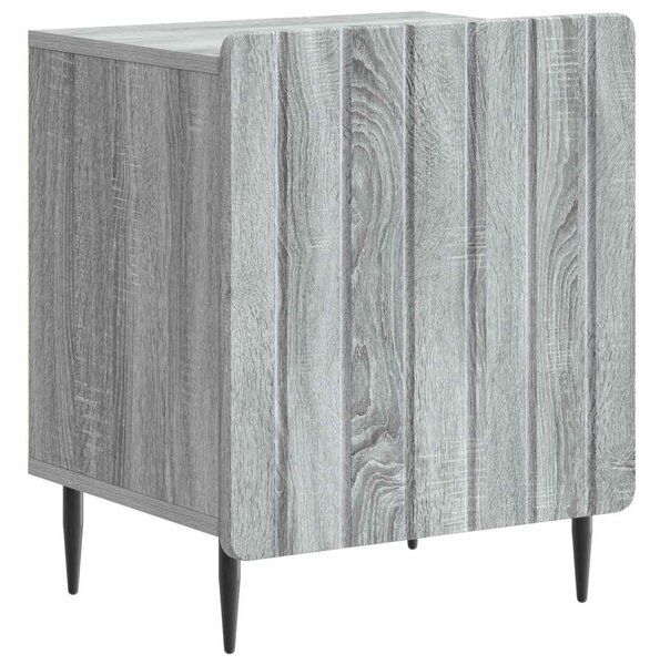 Éjjeliszekrény 2 db Szürke Sonoma 43 x 34,5 x 52 cm Szerelt Fa