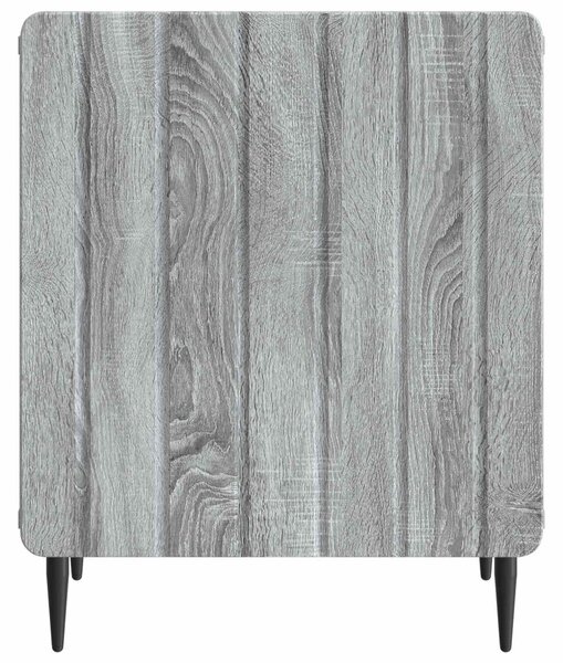 Éjjeliszekrény 2 db Szürke Sonoma 43 x 34,5 x 52 cm Szerelt Fa