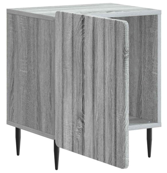 Éjjeliszekrény 2 db Szürke Sonoma 43 x 34,5 x 52 cm Szerelt Fa