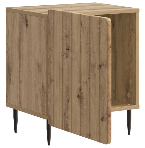 Éjjeliszekrény 2 db Kézműves Tölgy 43 x 34,5 x 52 cm Szerelt Fa