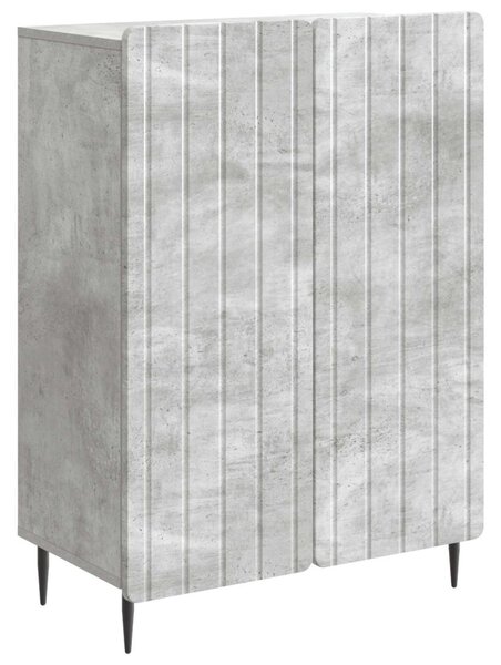 Széf Betonszürke 66 x 34,5 x 92 cm Szerelt Fa