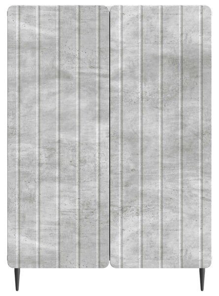 Széf Betonszürke 66 x 34,5 x 92 cm Szerelt Fa