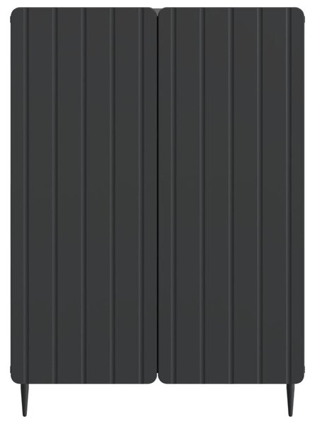 Széf Fekete 66 x 34,5 x 92 cm Szerelt Fa