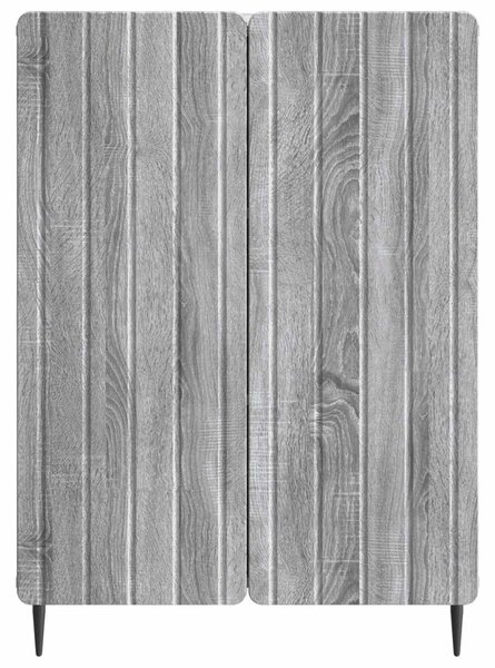 Széf Szürke Sonoma 66 x 34,5 x 92 cm Szerelt Fa