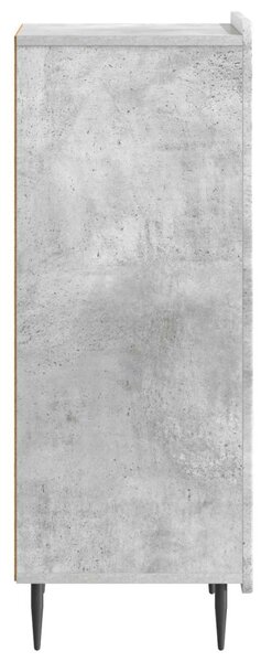 Széf Betonszürke 34,5 x 33 x 92 cm Szerelt Fa