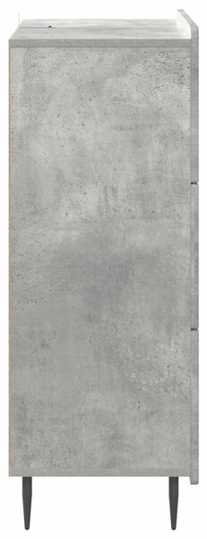 Fiókos szekrény Betonszürke 66 x 34,5 x 92 cm Szerelt Fa