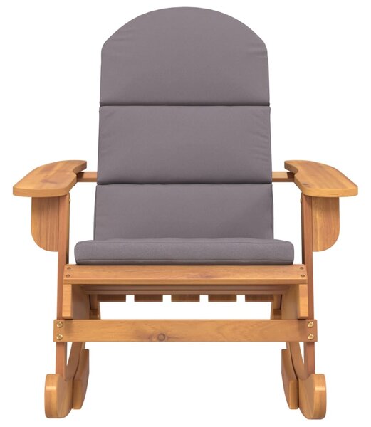 Tömör akácfa Adirondack hintaszék párnával