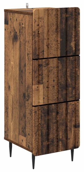 Fiókos szekrény Antik Fa 33 x 34,5 x 92 cm Szerelt Fa