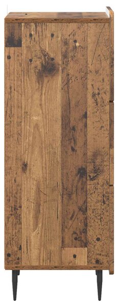 Fiókos szekrény Antik Fa 33 x 34,5 x 92 cm Szerelt Fa