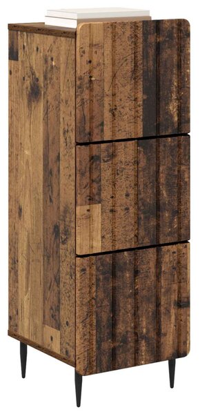 Fiókos szekrény Antik Fa 33 x 34,5 x 92 cm Szerelt Fa