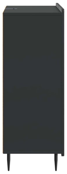 Széf fiókkal Fekete 66 x 34,5 x 91,5 cm Szerelt Fa