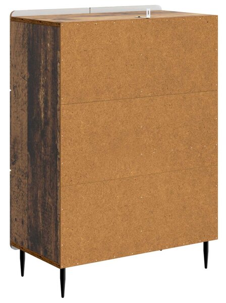 Széf fiókkal Antik Fa 66 x 34,5 x 91,5 cm Szerelt Fa