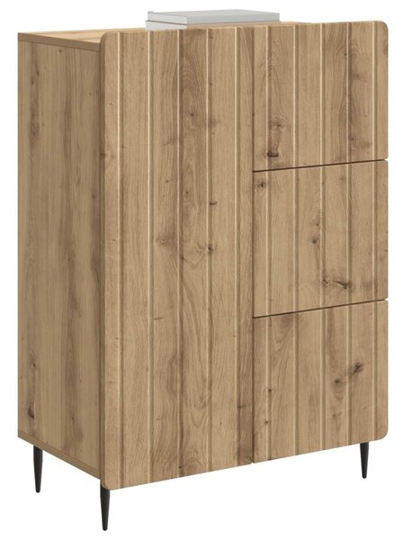 Széf fiókkal Kézműves Tölgy 66 x 34,5 x 91,5 cm Szerelt Fa