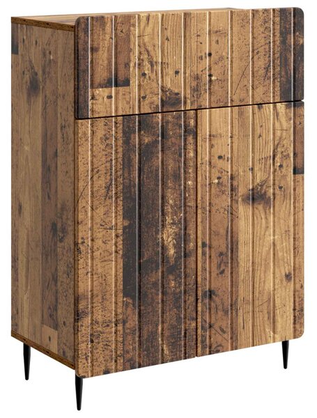Széf fiókkal Antik Fa 66 x 34,5 x 92 cm Szerelt Fa