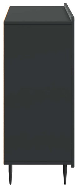 Széf Fekete 89 x 34,5 x 82 cm Szerelt Fa