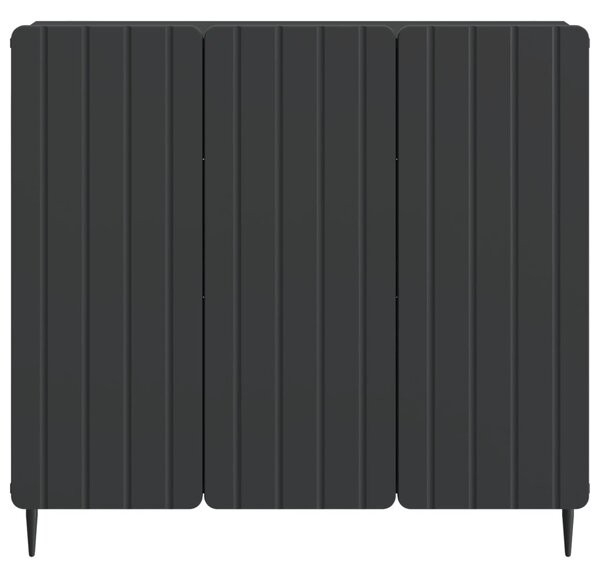 Széf Fekete 89 x 34,5 x 82 cm Szerelt Fa