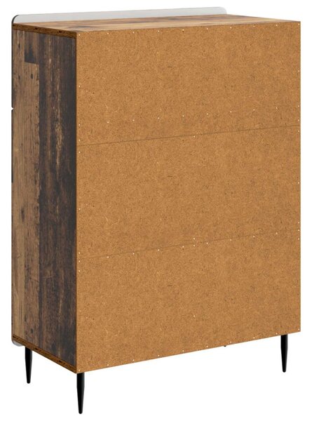 Széf fiókkal Antik Fa 66 x 34,5 x 92 cm Szerelt Fa