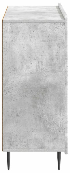 Széf Betonszürke 89 x 34,5 x 82 cm Szerelt Fa