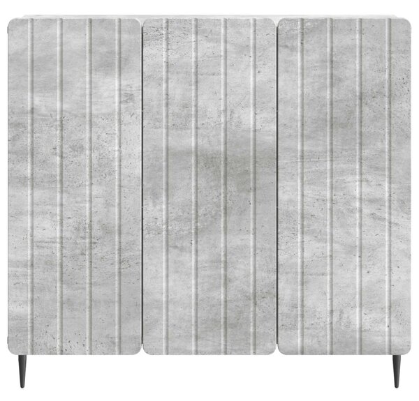 Széf Betonszürke 89 x 34,5 x 82 cm Szerelt Fa